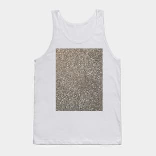 Silver glitter Tank Top